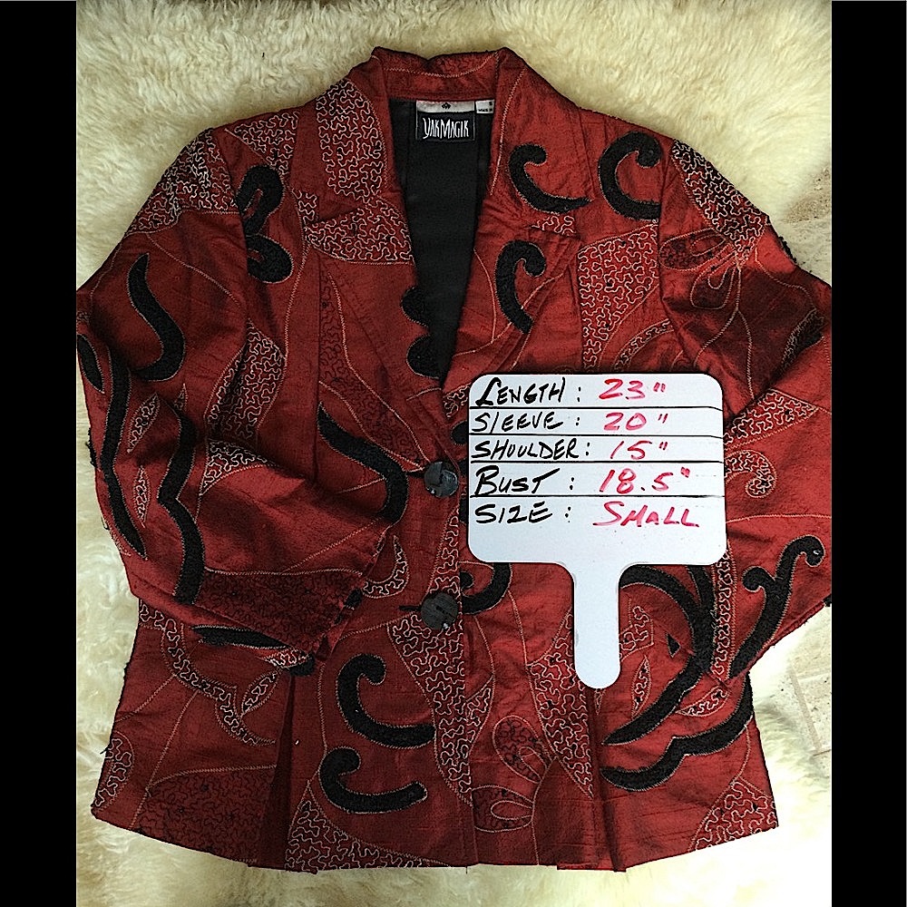 Vintage Silk Jacket Pb2 View 6